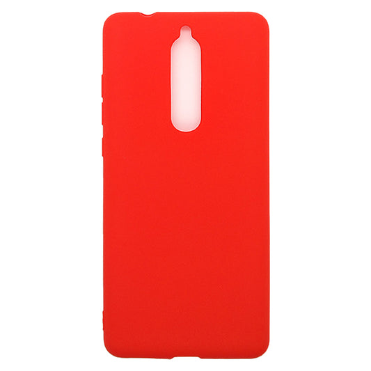 Nokia 5.1 Silicone back Cover Slim Magic TPU Case Red