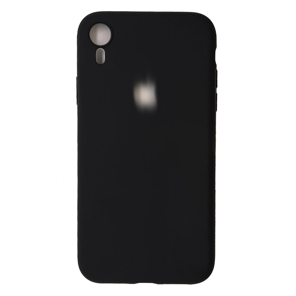 iPhone XR Silicone back Cover Slim Magic TPU Case Black