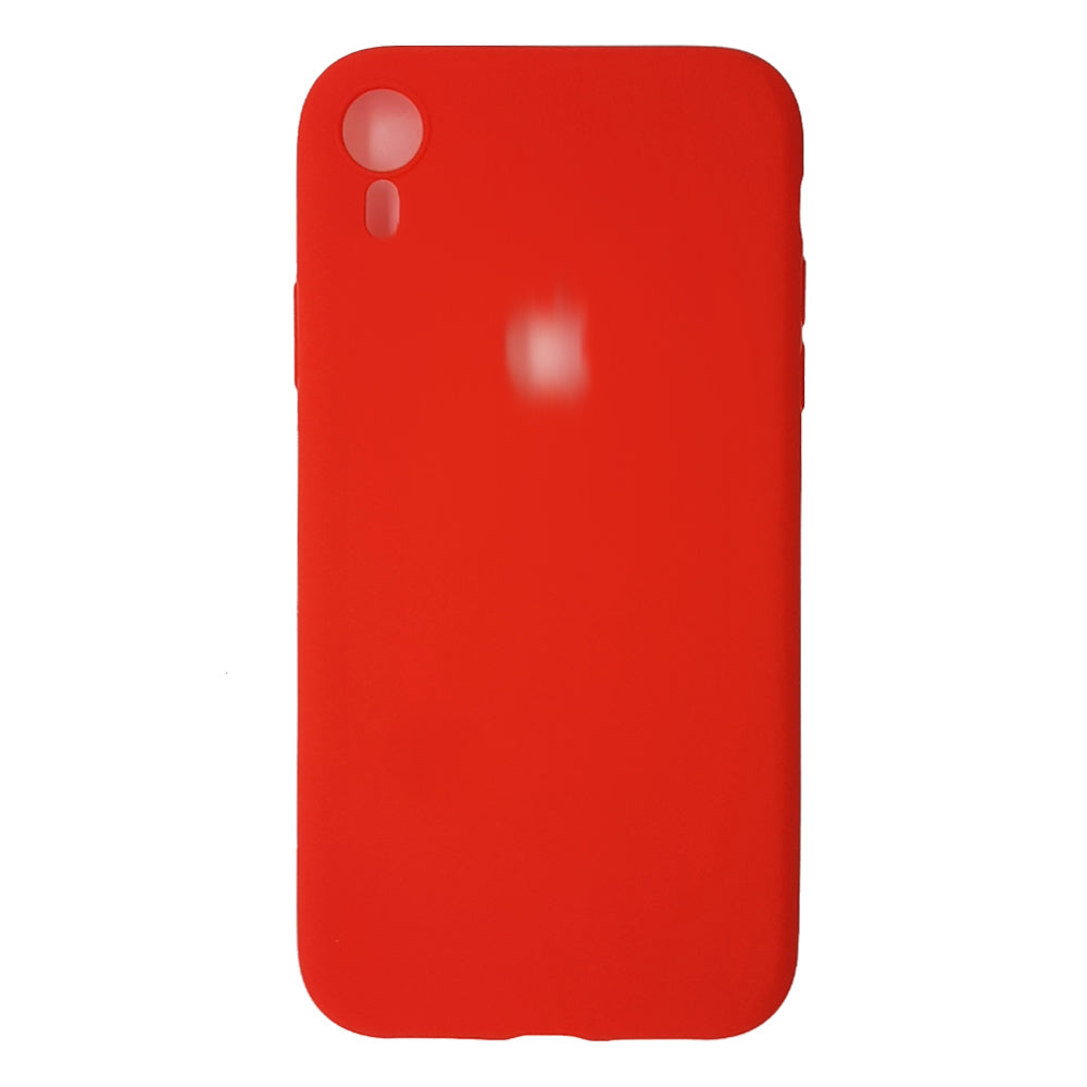 iPhone XR Silicone back Cover Slim Magic TPU Case Red