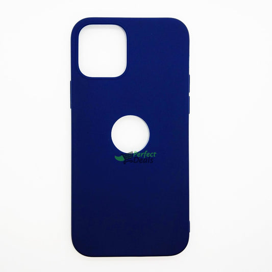 iPhone 12 Pro Silicone back Cover Slim Magic TPU Case Blue