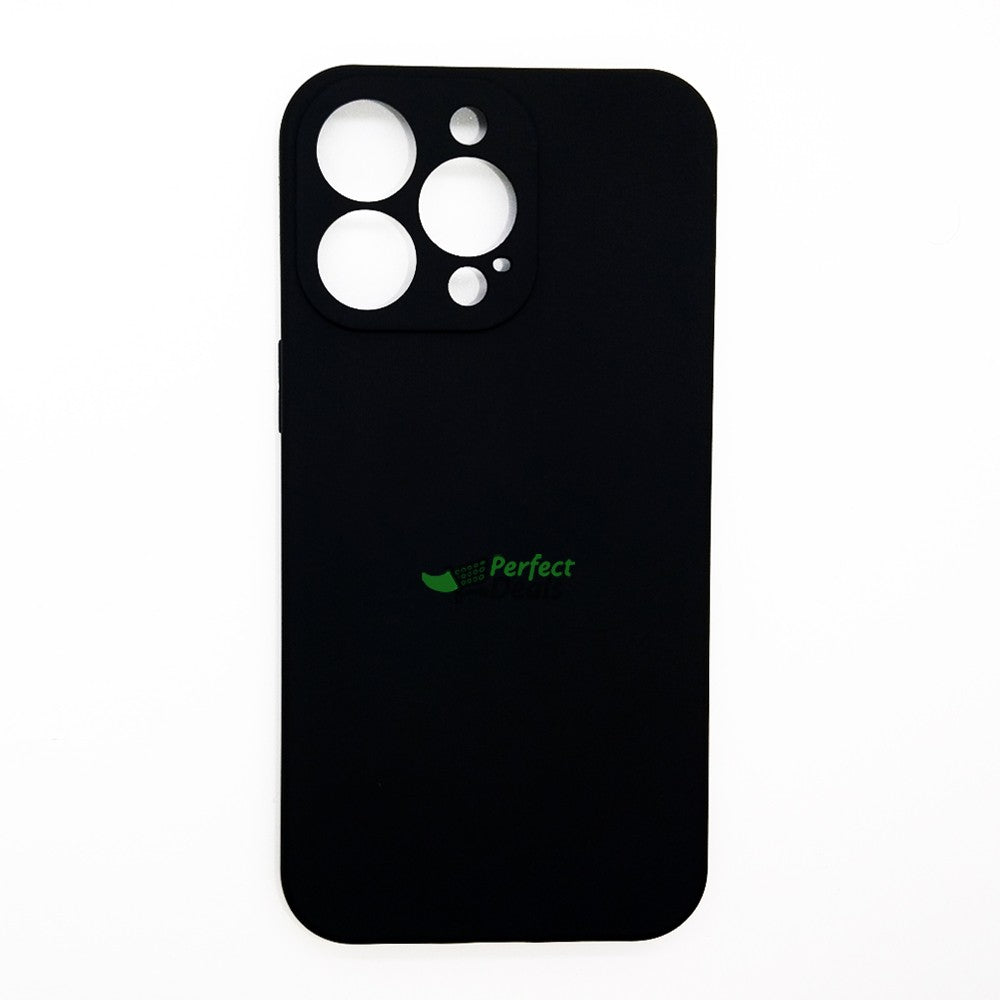 iPhone 13 Pro Silicone back Cover Slim Magic TPU Case Black