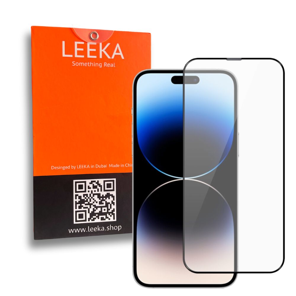 LEEKA Apple iPhone 14 Pro Supreme Quality Matte Tempered Glass Screen Protector