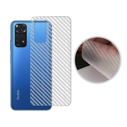 Redmi Note 11s carbon Back Clear Skin Sticker