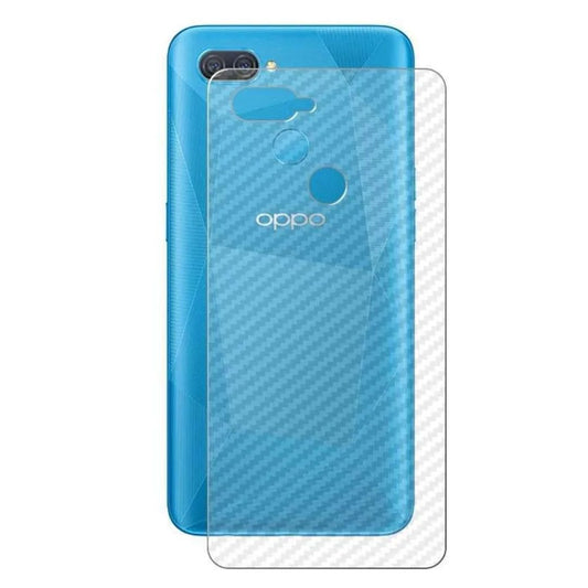 OPPO A12 carbon Back Clear Skin Sticker