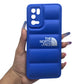 OPPO A55 Puffer Jacket Case Shock-Absorbing Air Cushion Back Cover