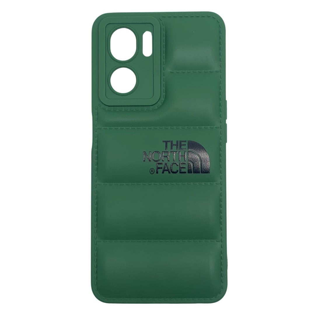 OPPO A57 2022 Puffer Jacket Case Shock-Absorbing Air Cushion Back Cover