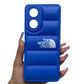 OPPO A58 Puffer Jacket Case Shock-Absorbing Air Cushion Back Cover