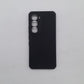 infinix Hot 60 Pro Carbon Fiber texture Hard Rubber armour back cover shock-porof case