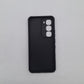 infinix Hot 60 Pro Carbon Fiber texture Hard Rubber armour back cover shock-porof case