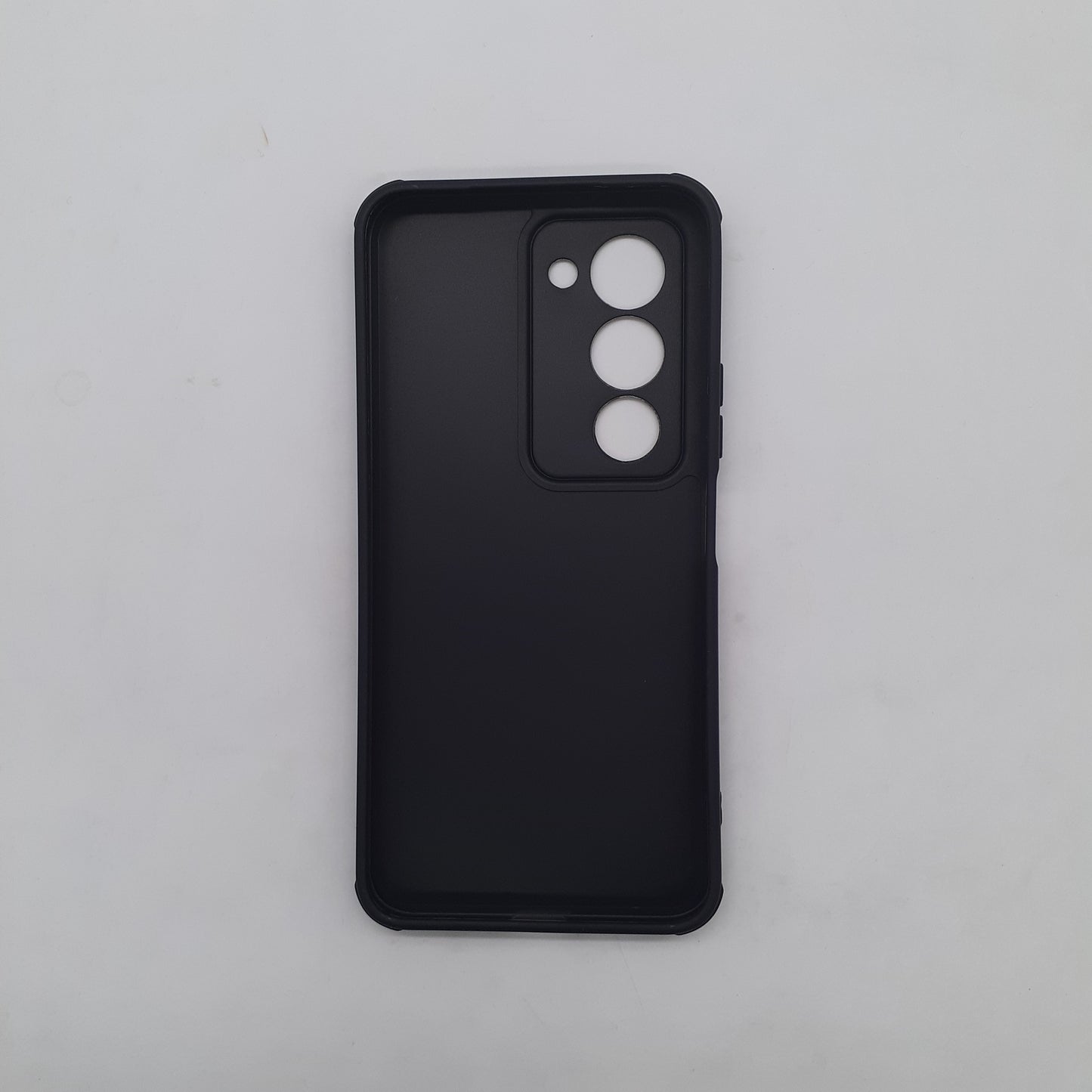 Redmi 15 4G Carbon Fiber texture Hard Rubber armour back cover shock-porof case