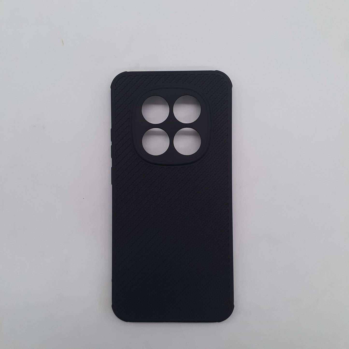 Redmi Note 15 Pro Carbon Fiber texture Hard Rubber armour back cover shock-porof case