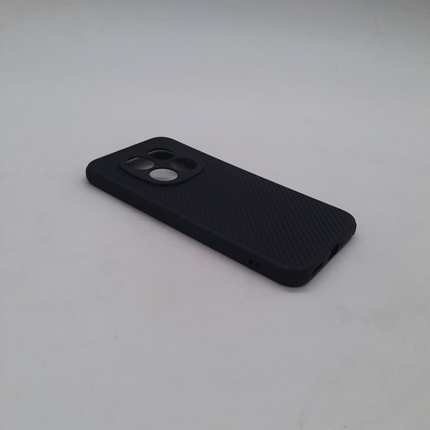 Redmi Note 15 Pro Carbon Fiber texture Hard Rubber armour back cover shock-porof case