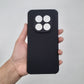 Redmi Note 15 Pro Carbon Fiber texture Hard Rubber armour back cover shock-porof case