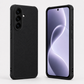 Samsung A57 Carbon Fiber texture Hard Rubber armour back cover shock-porof case