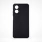 OPPO A17 Carbon Fiber texture Hard Rubber armour back cover shock-porof case