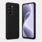 Redmi 15 4G Carbon Fiber texture Hard Rubber armour back cover shock-porof case