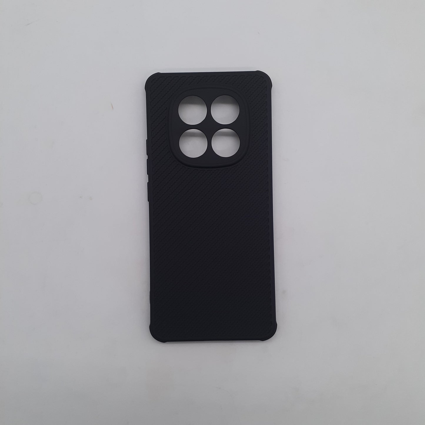Redmi Note 15 Carbon Fiber texture Hard Rubber armour back cover shock-porof case