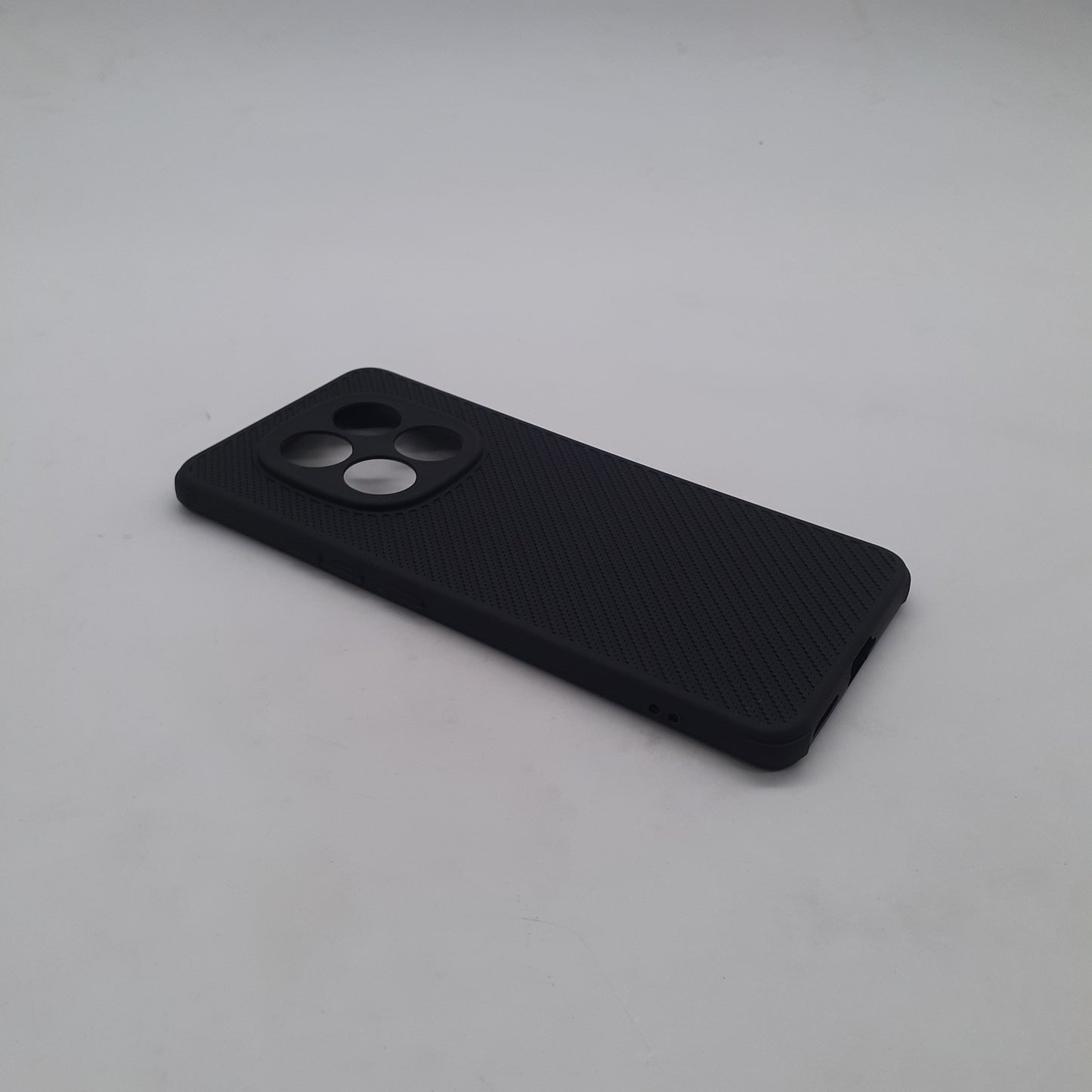 Redmi Note 15 Carbon Fiber texture Hard Rubber armour back cover shock-porof case