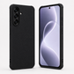 Samsung A37 Carbon Fiber texture Hard Rubber armour back cover shock-porof case