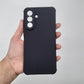 Samsung A57 Carbon Fiber texture Hard Rubber armour back cover shock-porof case