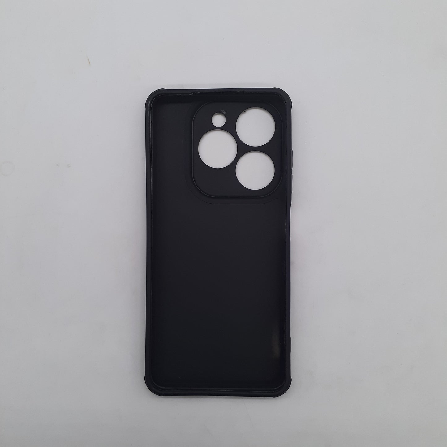 Tecno Spark 20 Carbon Fiber texture Hard Rubber armour back cover shock-porof case