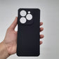 Tecno Spark 20 Carbon Fiber texture Hard Rubber armour back cover shock-porof case