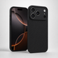 iPhone 17 Pro Max Carbon Fiber texture Hard Rubber armour back cover shock-porof case