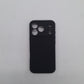 iPhone 17 Pro Carbon Fiber texture Hard Rubber armour back cover shock-porof case