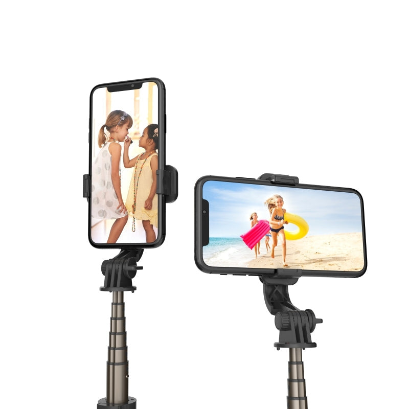 360-Degree Mini Bluetooth Selfie Stick with Built-In Beauty Light and Tripod Stand