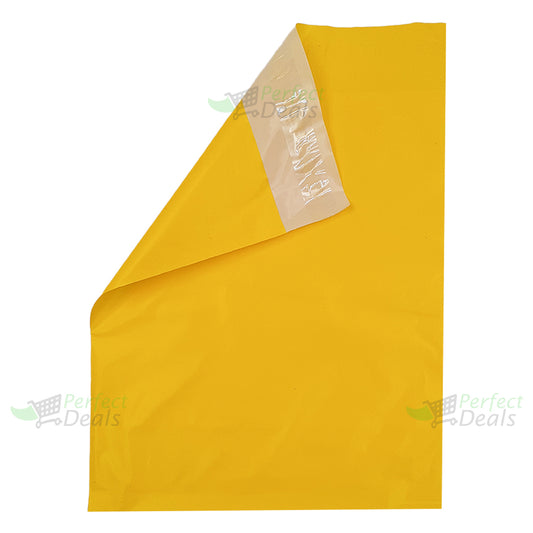 Shipping Bags Poly Mailer Courier Bags Yellow Medium 25cm x 35cm