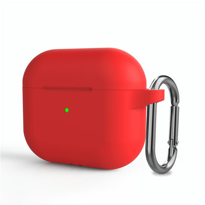 Soft Silicone case with Clip Metal Hanger for apple airpod Pro