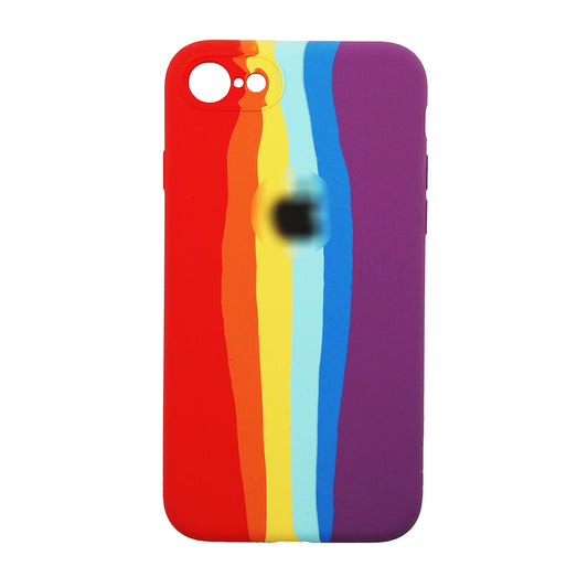 Latest Rainbow Silicone case for apple iPhone 7