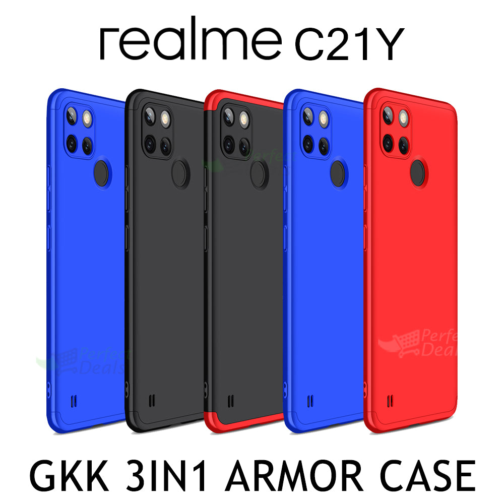 Original GKK Dual Tone 360º Case for Realme Realme C21Y