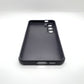 Samsung S24 FE Carbon Fiber texture Hard Rubber armour back cover shock-porof case