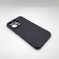 iPhone 15 Pro Carbon Fiber texture Hard Rubber armour back cover shock-porof case