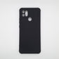 OPPO A15 Carbon Fiber texture Hard Rubber armour back cover shock-porof case