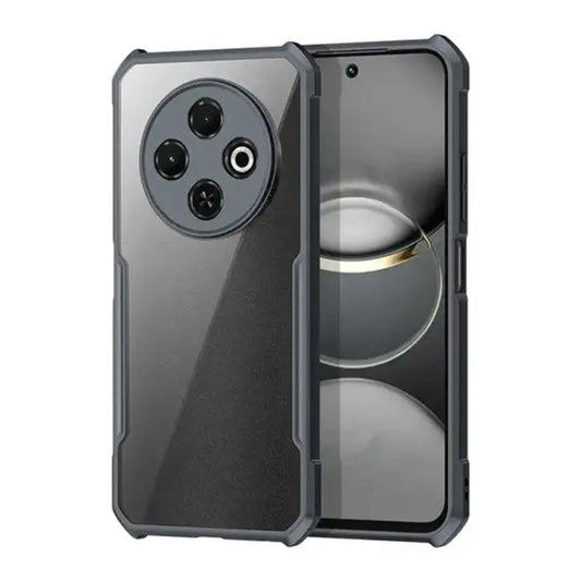 Tecno Spark 30C case Matte Black Back Cover Soft Silicone TPU Bumper case