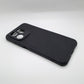 infinix Smart 9 Carbon Fiber texture Hard Rubber armour back cover shock-porof case