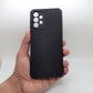 Samsung A04s Carbon Fiber texture Hard Rubber armour back cover shock-porof case