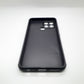 infinix Smart 6 Carbon Fiber texture Hard Rubber armour back cover shock-porof case