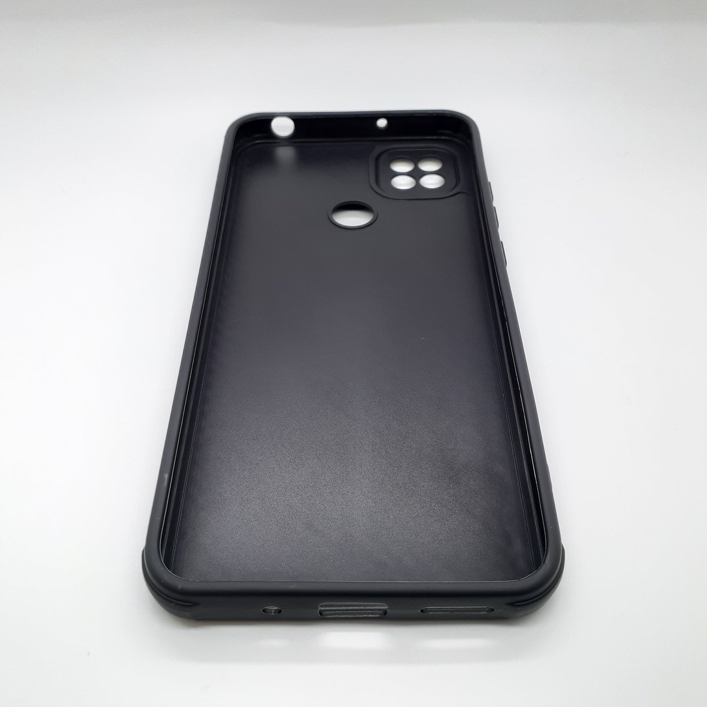 Redmi 9C Carbon Fiber texture Hard Rubber armour back cover shock-porof case