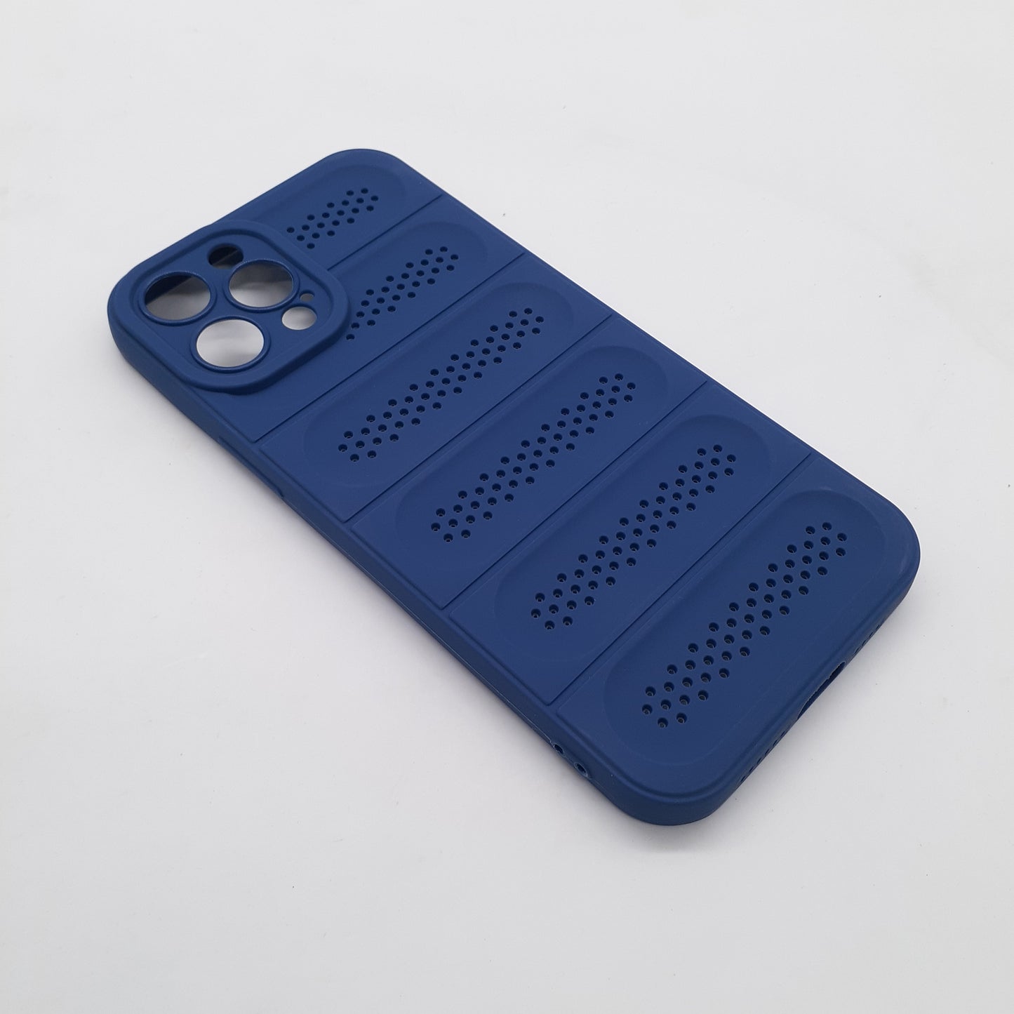 iPhone 12 Pro Max Heat Dissipation Strong TPU Material Phone Case Breathable Hollow Camera Protection Shockproof Ultra Slim Cover