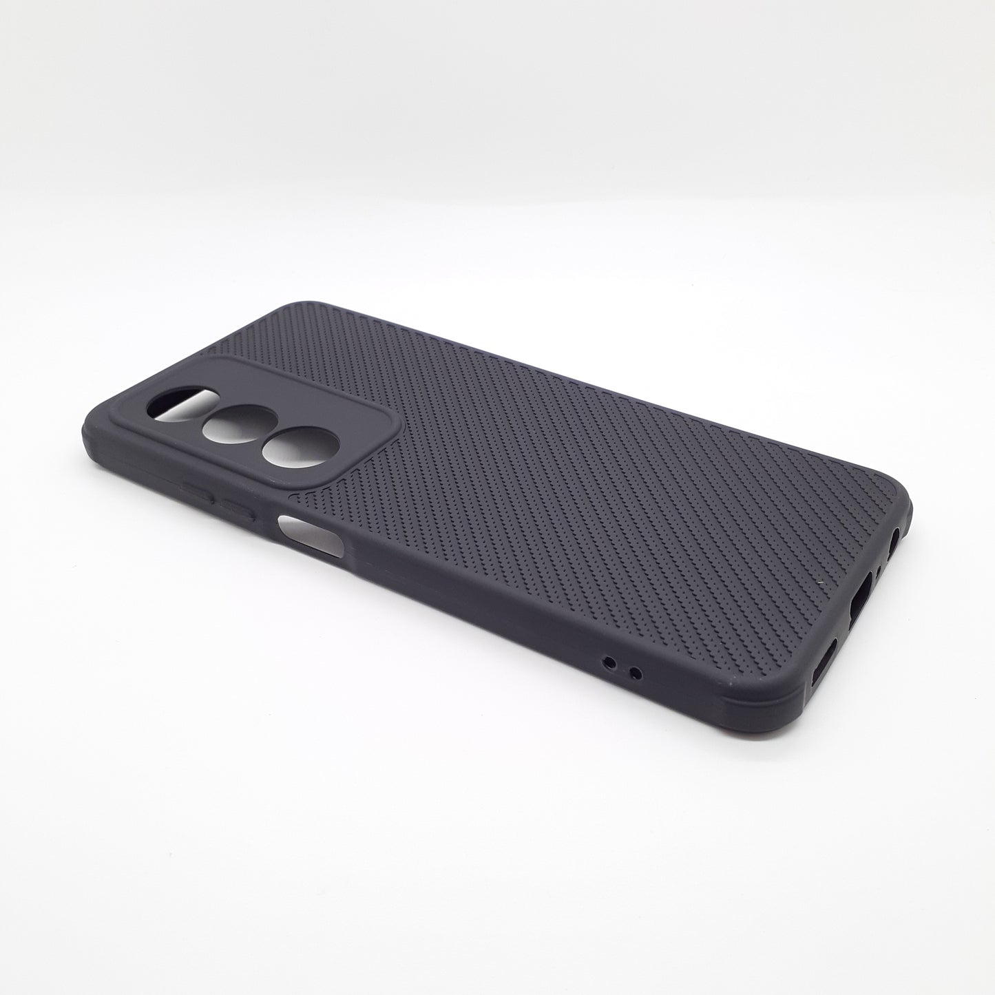 OPPO A3 Pro Carbon Fiber texture Hard Rubber armour back cover shock-porof case