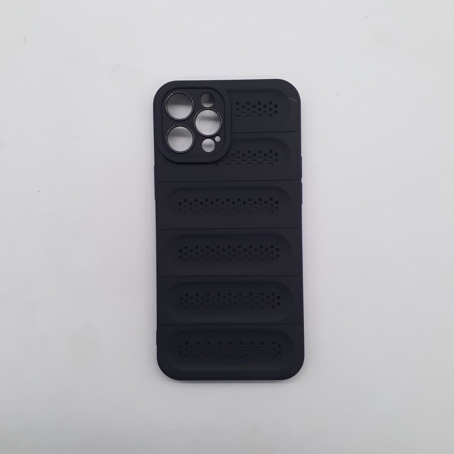 iPhone 12 Pro Max Heat Dissipation Strong TPU Material Phone Case Breathable Hollow Camera Protection Shockproof Ultra Slim Cover