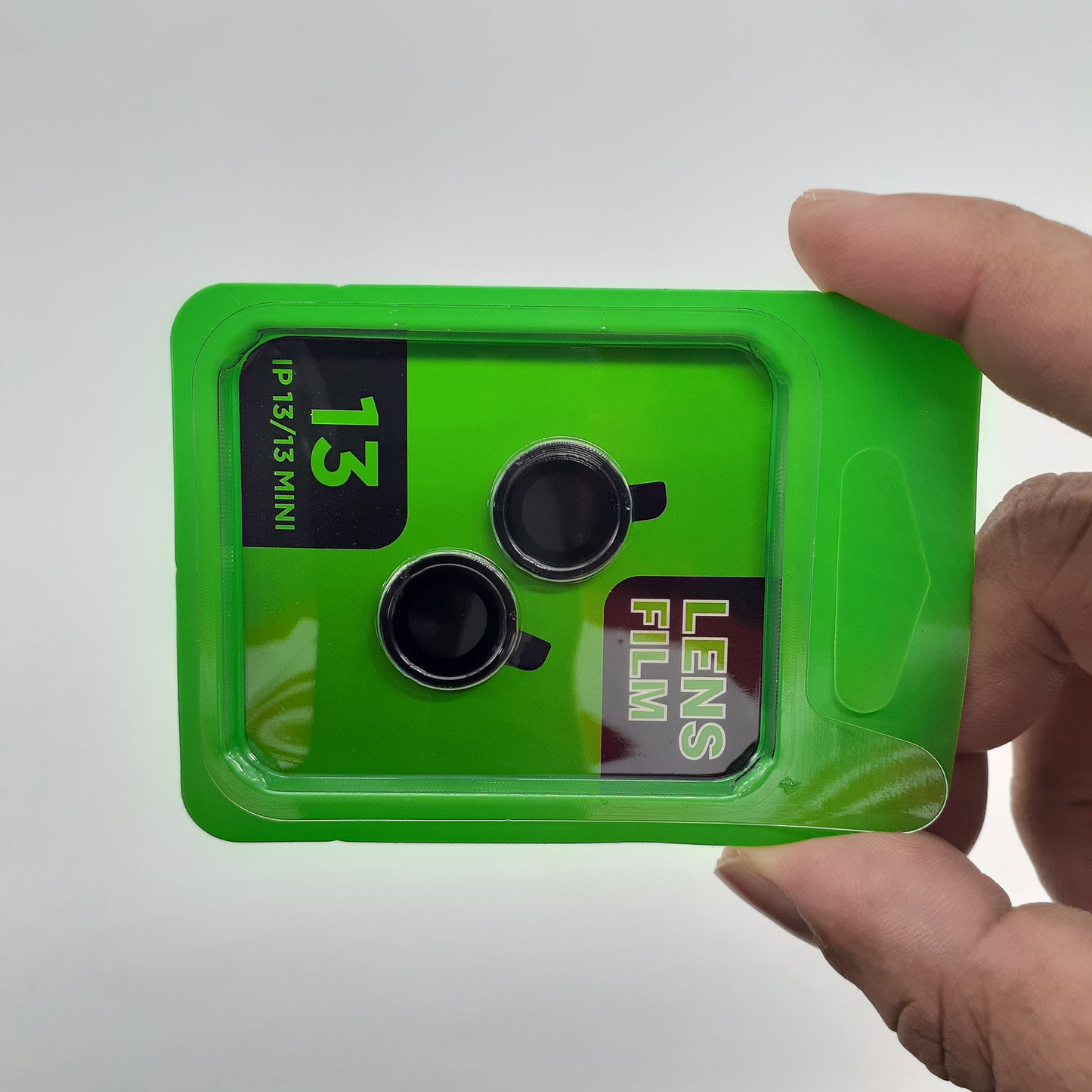 iPhone 13 Mini Camera Lens Protector, 9H Hardness Tempered Glass and Aluminum Metal Lens Film, Bubble-Free, Strong Stickiness