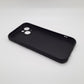 iPhone 15 Carbon Fiber texture Hard Rubber armour back cover shock-porof case