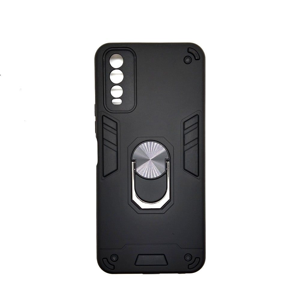 Vivo Y20s Hard PC Case with ring holder Shockproof Slim back Cover