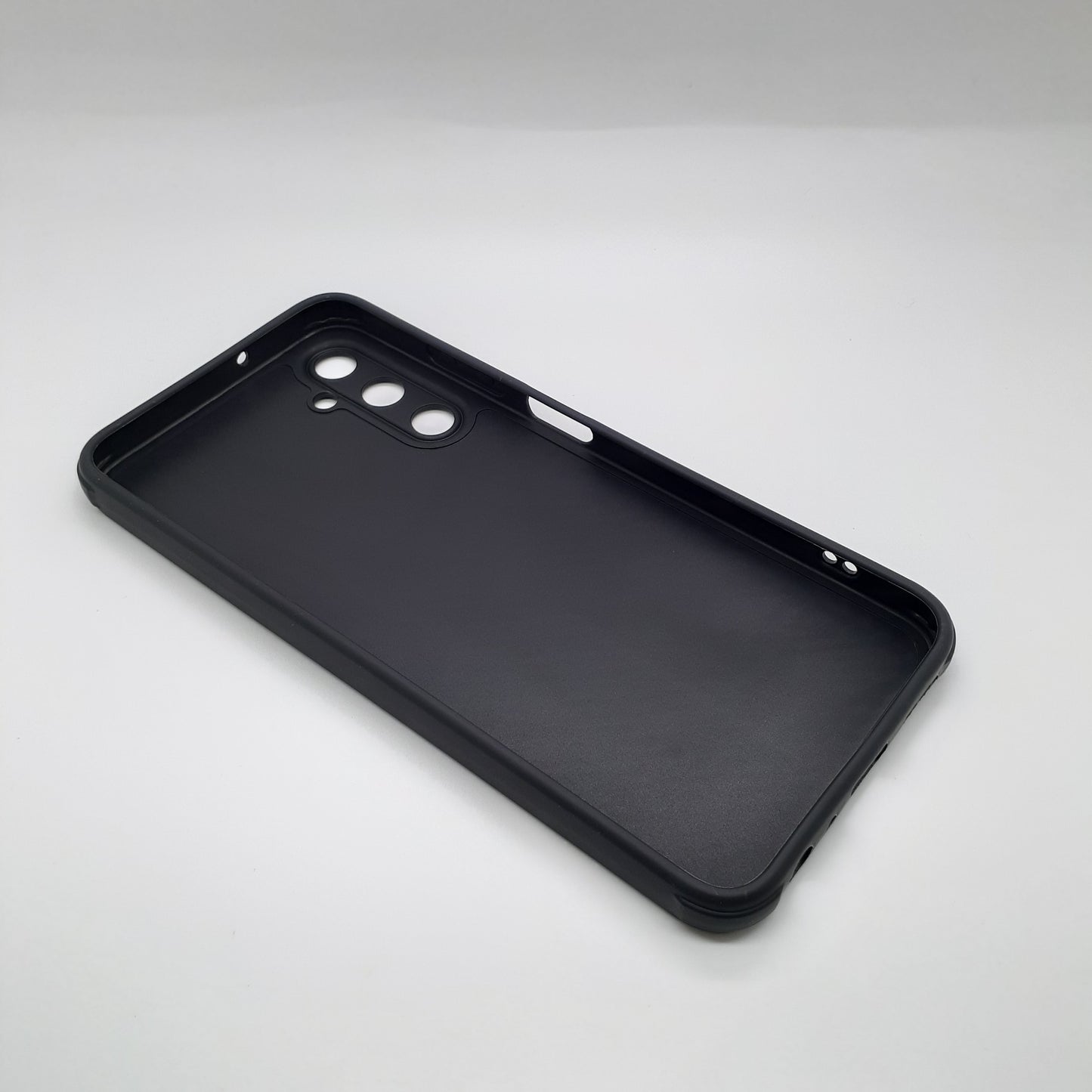 Samsung A05s Carbon Fiber texture Hard Rubber armour back cover shock-porof case