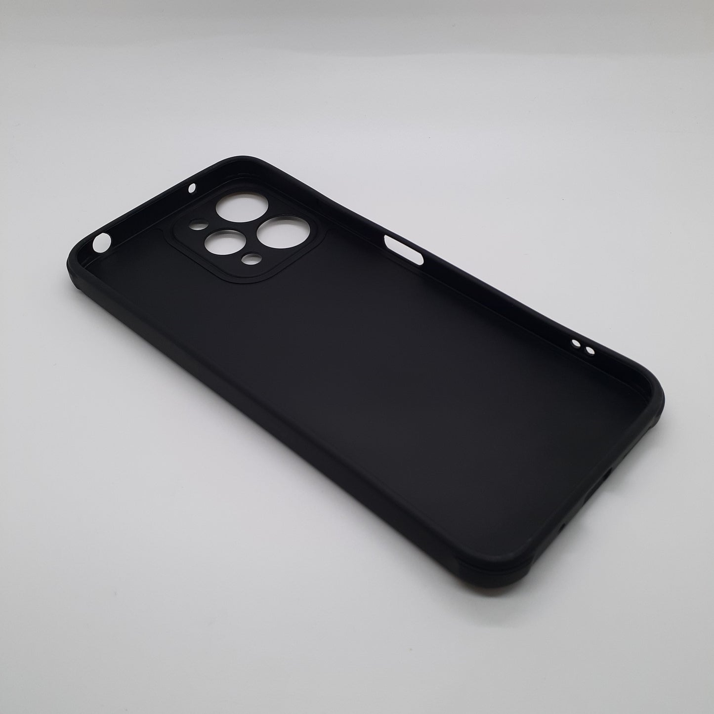 Redmi 12 Carbon Fiber texture Hard Rubber armour back cover shock-porof case