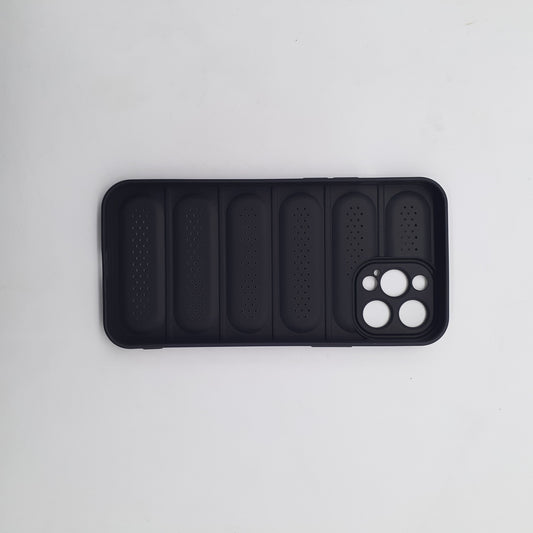 iPhone 12 Pro Max Heat Dissipation Strong TPU Material Phone Case Breathable Hollow Camera Protection Shockproof Ultra Slim Cover